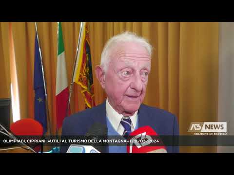 OLIMPIADI, CIPRIANI: «UTILI AL TURISMO DELLA MONTAGNA» | 20/03/2024