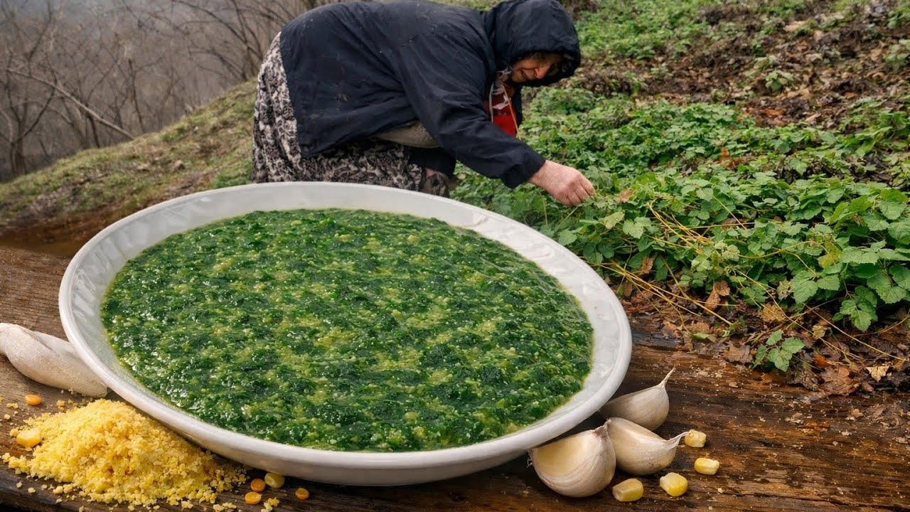 🍃 DAĞLARDAN GELEN ŞİFA! En Doğal Isırgan Otu Çorbası Tarifi | Civelek Ailesi