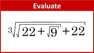 Nested roots problem