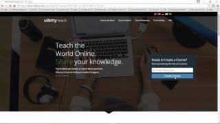 How To Sign Up And Become A Udemy Instructor