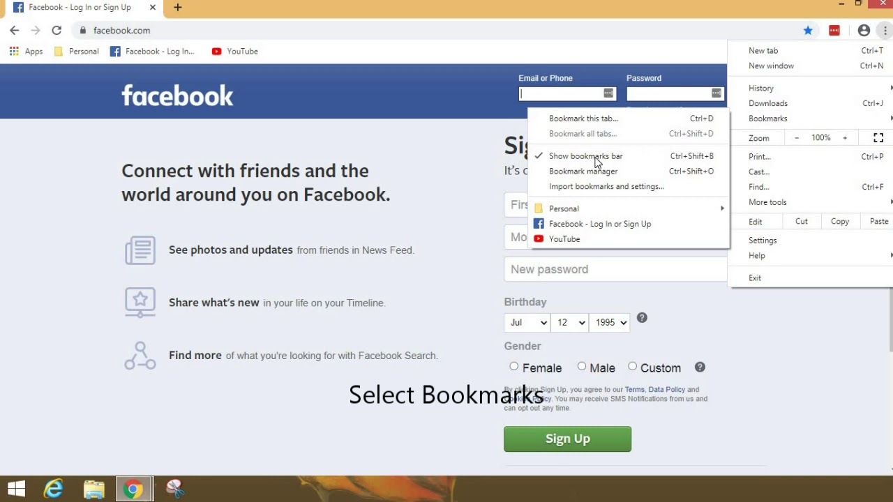 How to backup your Bookmark in Google Chrome - YouTube