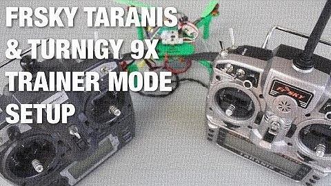 FrSky Taranis Buddy Box aka Trainer Mode Setup with a Turnigy 9X