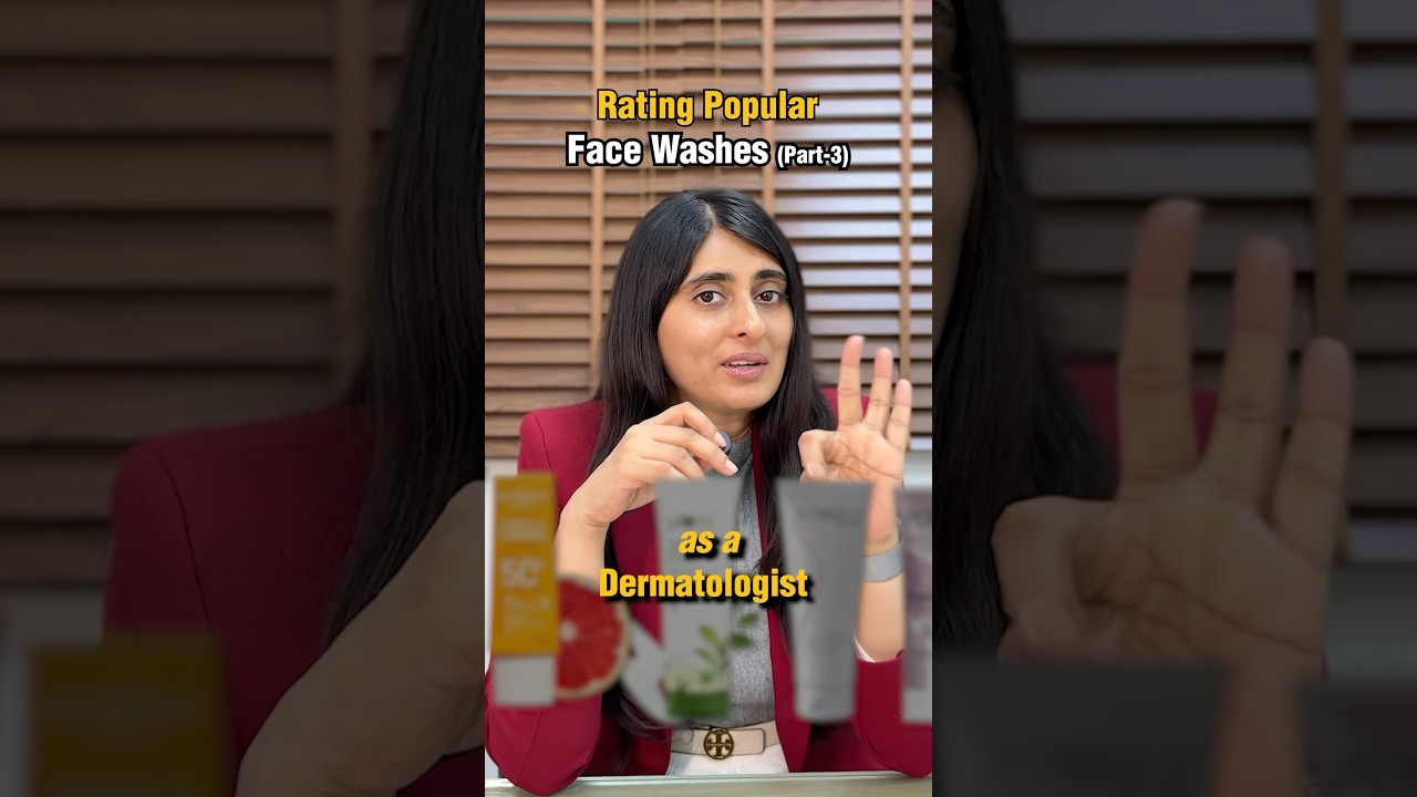 Rating Popular Face Washes as a Dermatologist. #skincare #dermatologisttips