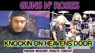 Guns N' Roses - Knockin' On Heaven's Door (Freddie Mercury Tribute Concert) - First Time Reaction