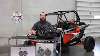 MB Quart Polaris RZR Tuned Audio Package 400 Watt RZR Specific Subwoofer System (Part MBQ-SUBSYS-1)