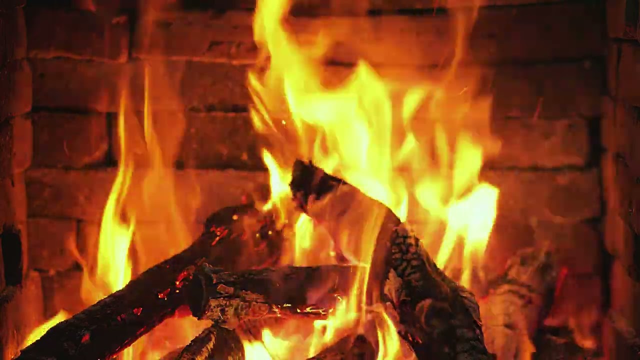 Peaceful Night Smooth Jazz, Saxophone & Piano | Fireplace 4K Ambience for Evening Serenity