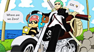When Zoro and Chopper get lost! | One Piece Skit