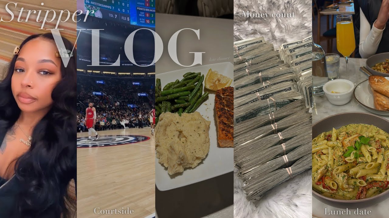 VLOG| PRIVATE PARTY, COURTSIDE SEATS, MUSIC VIDEO, MONEY COUNT, COOKING & MORE