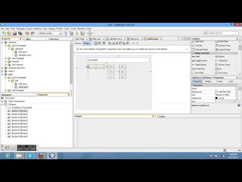 making a simple calculator using netbeans part2