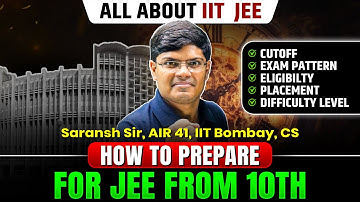 How to Start IIT JEE Preparation from Class 10 🔥| JEE 2028 Strategy | Know all about IIT JEE Exam 💪🏻