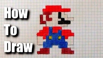 How to draw 8-bit Mario