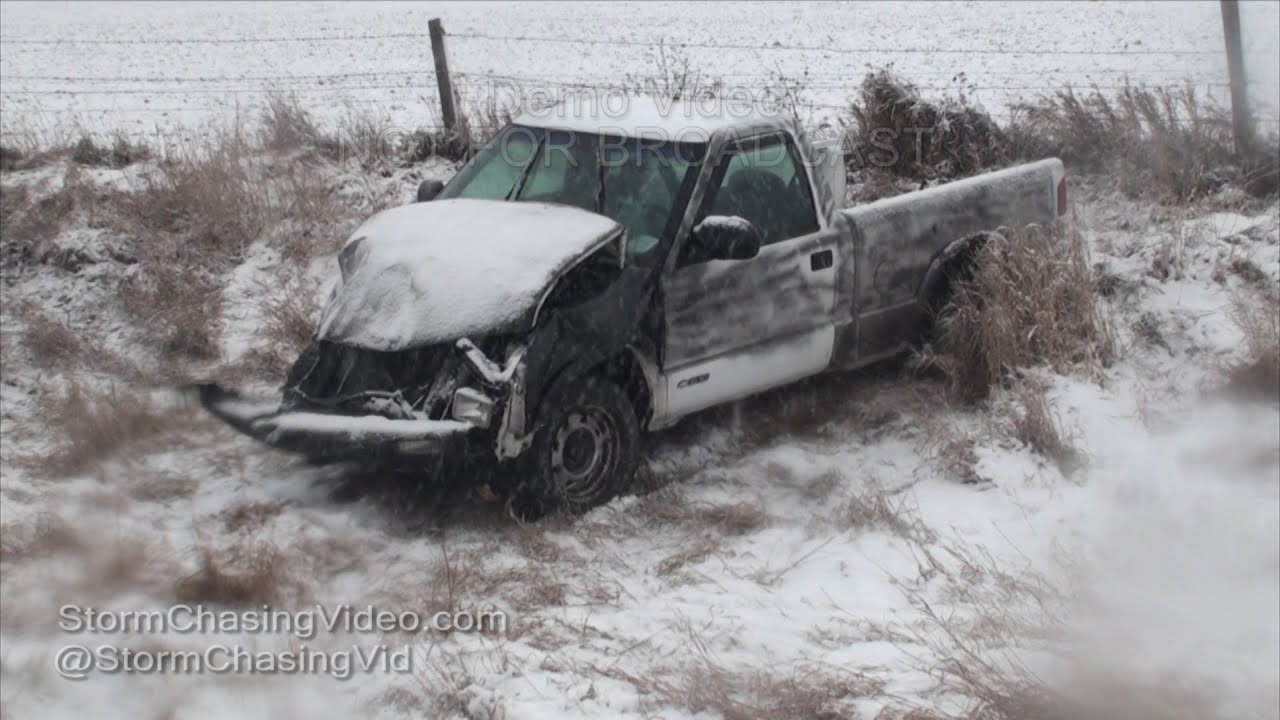 Holiday Travel Snow Hazards, Rollover Accident Northern Iowa - 12/24/2015