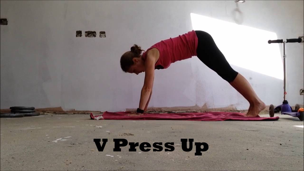 V Press Up Upper Body Exercise Youtube