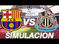 BARCELONA VS NEWCASTLE || UEFA CHAMPIONS LEAGUE 2025-26 || PES 6