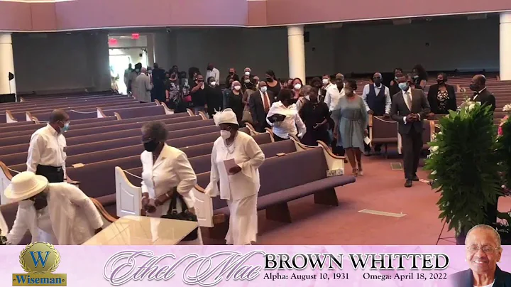 Celebration of Life for Mrs. Ethel Mae Brown Whitted