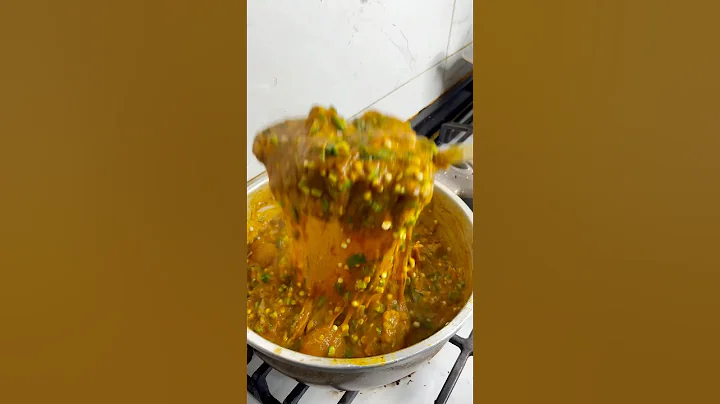 ogbono and okro soup. #ogbonookrosoup