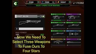 Zombie Gunship Survival. How To Boost & Fuse Weapons screenshot 2