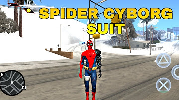 How to download gta sa Spiderman wip mod Spiderman cyborg suit Android