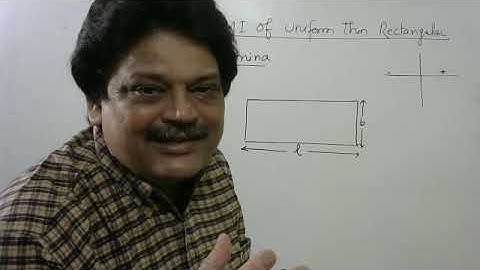 Moment of Inertia | L #4 | Rectangular lamina