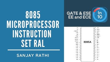 Microprofessor 8085 Instruction Set RAL | GATE & ESE (EE, ECE) Exam Preapration | Sanjay Rathi