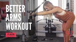 Flavia Del Monte Arms and Abs Workout (SUMMER FAT LOSS SERIES DAY 5)