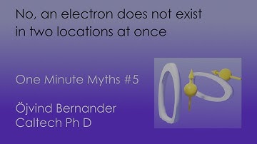 No, electrons don’t exist in two locations at once