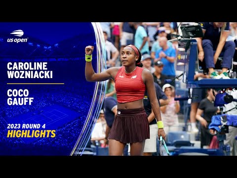 Caroline Wozniacki vs. Coco Gauff Highlights | 2023 US Open Round 4