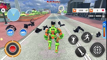 Wild Fox Transform Bike Robot Shooting - Robot Game - Android Gameplay