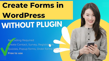 How to Create Custom Form in WordPress Without Plugin? | WordPress Form Builder #FormNX #formbuilder
