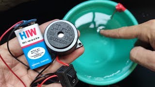 पानी की टंकी भरने से पहले बता देगा यह - Homemade Water Tank Overflow Alarm, Science- School Projects