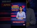 🇨🇦 **Express Entry Draw – April 2026 | First Draw Update** #shorts #immigrationnews #news