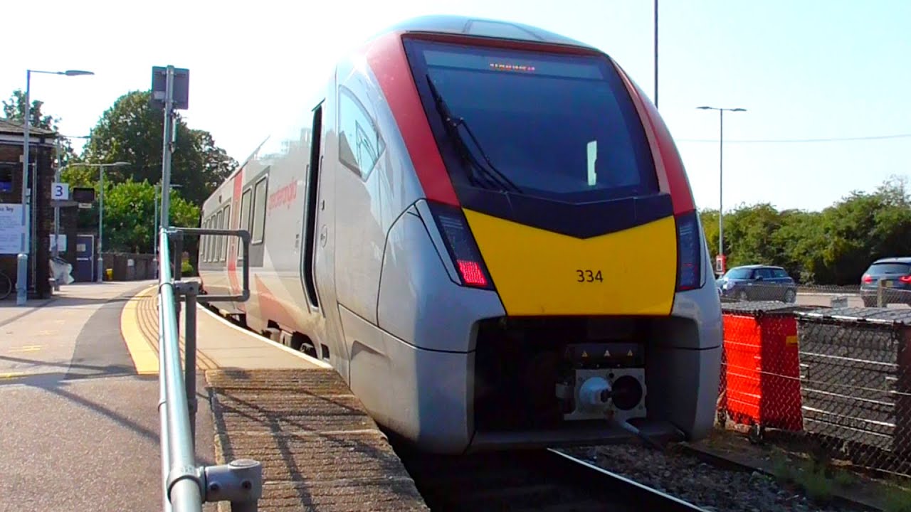 Greater Anglia Class 755 FLIRT Ride: Marks Tey to Sudbury (Suffolk ...