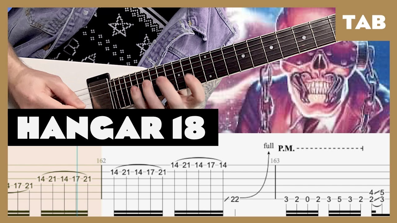 Hangar 18 Megadeth Cover Guitar Tab Lesson Tutorial Mr Tabs