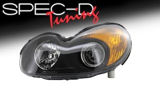 SPECDTUNING DEMO VIDEO: 2002-2004 HYUNDAI SONATA PROJECTOR HEADLIGHTS
