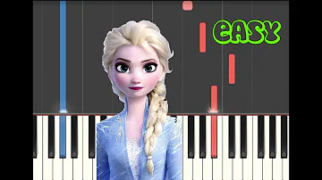 INTO THE UNKNOWN - FROZEN II - EASY PIANO TUTORIAL - THE PLAN ON THE TUBE