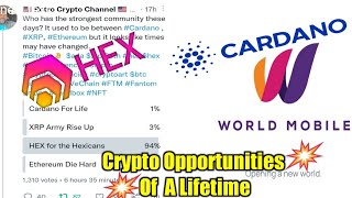 HEX Crypto News | World Mobile Token News | Cardano Update