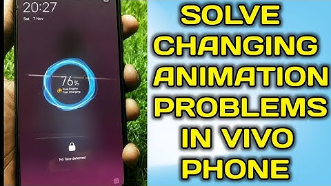 How to solve vivo charging animation problem in vivo mobile