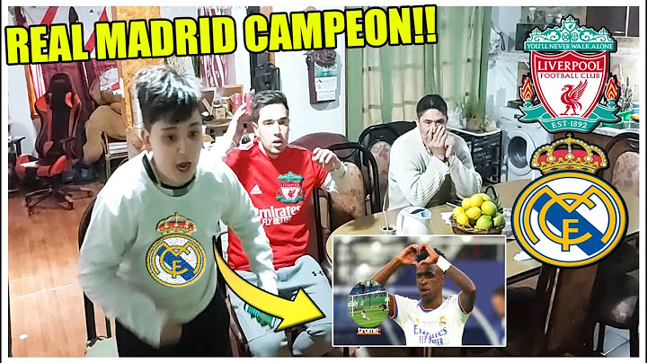 Real Madrid 1 vs Liverpool 0 😱 Reacciones de Hinchas del Real madrid y Liverpool - Champions League