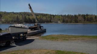 20170602 TIMELAPSE Matt's Boat Crane 2017