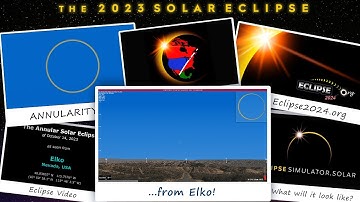 The Annular Solar Eclipse of October 14, 2023 from Elko, NV