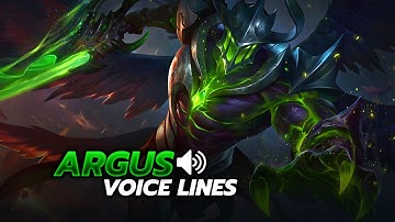 Argus Voice lines & Title - Old Argus, Revamp and Darth Vader #MobileLegends