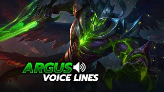 Argus Voice lines & Title - Old Argus, Revamp and Darth Vader #MobileLegends