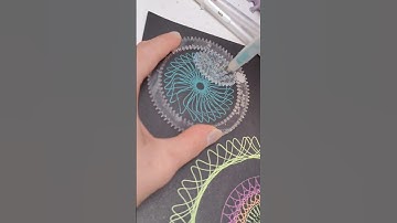 Geometric ASMR - Satisfying Spirograph #ytshorts #creative #asmr