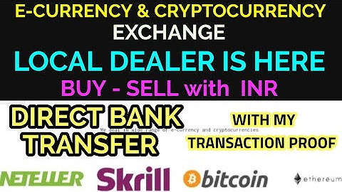 Bitcoin,Neteller,Skrill,ETH, E-Currency Buy & Sell Exchange | Direct Bank Transaction | Easy Way.