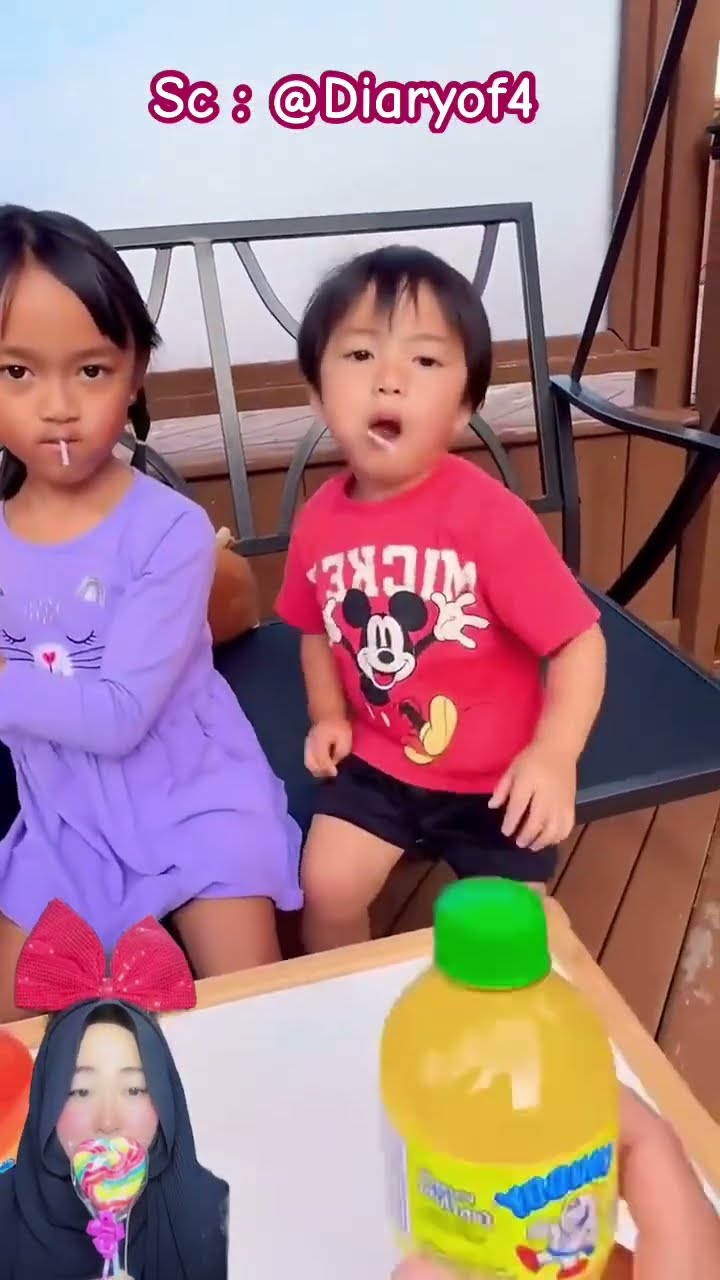 PAPA INGIN MINTA MINUMAN JUS NYA ⁉️ tapi mama dan kakak pelit ? @Diaryof4 #shorts #funny #dubbing