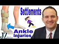 Ankle Injury Settlements for Slip, Trip and Falls (and Other Accidents)