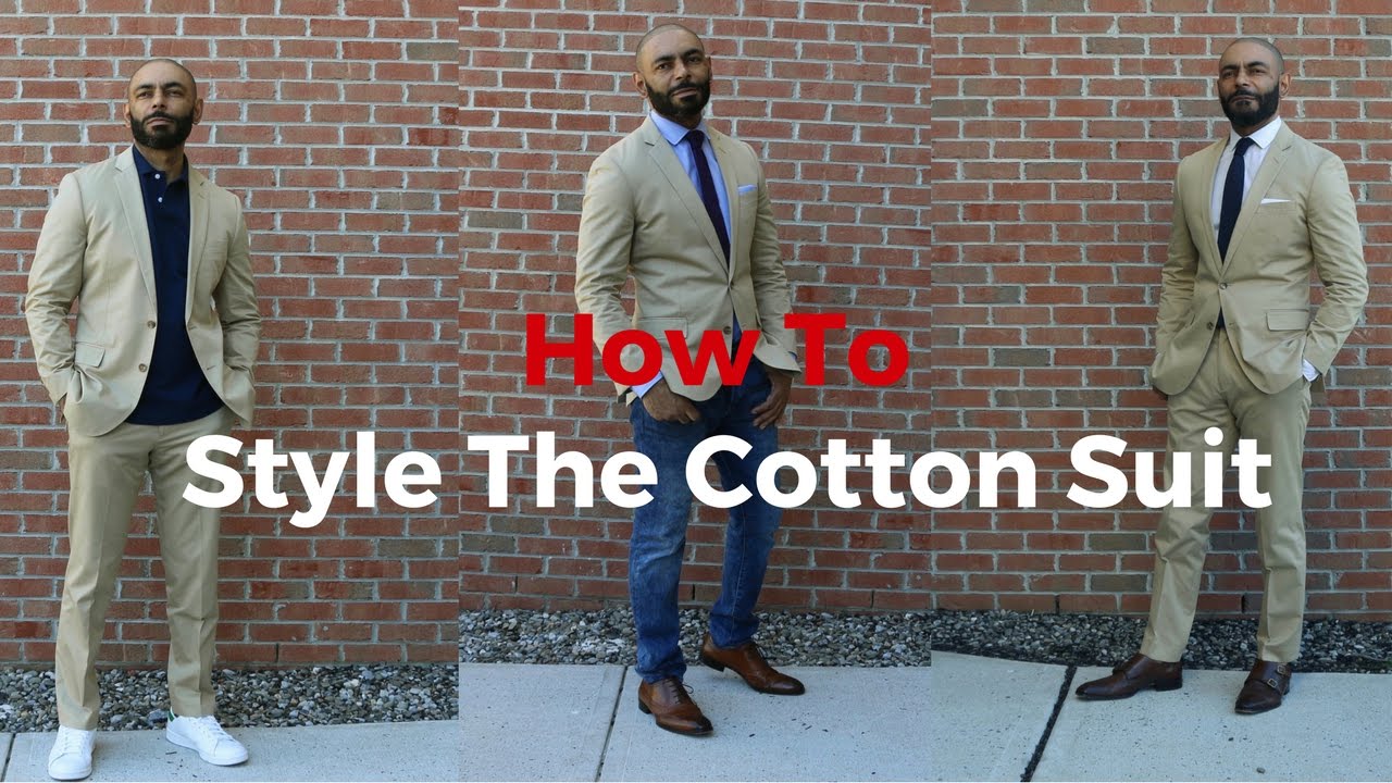 How To Style The Cotton Suit 3 Ways ( A Spring Essential ) - YouTube