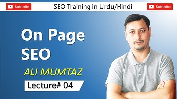 #04 SEO tutorials for beginners | On Page SEO | Urdu Hindi