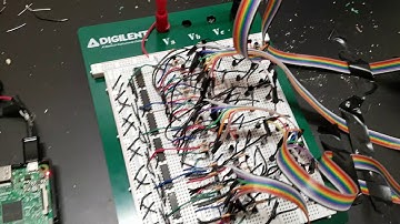 Overview of my Tetris RGB LED setup