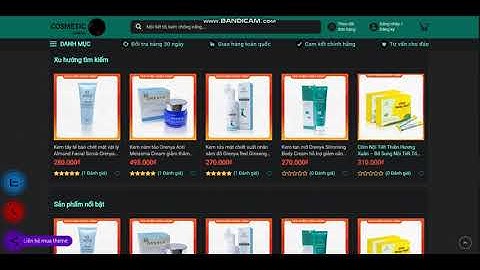 Full code web bán mỹ phẩm thuốc - php